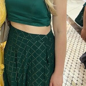 Elegant Green Women's Lehenga